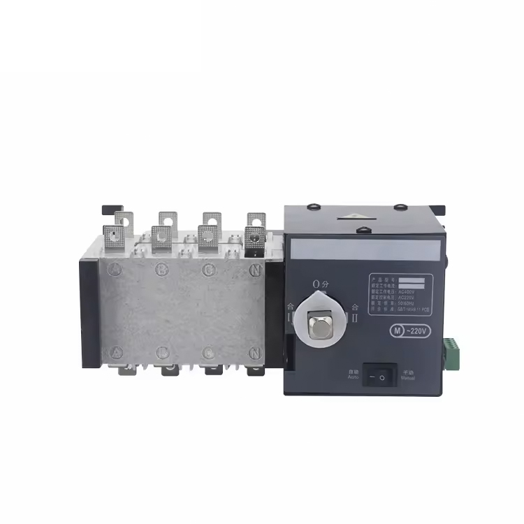 3P/4P 100A PC Class AC 50Hz rated voltage to 690V industrial double power ATS isolated automatic transfer switch