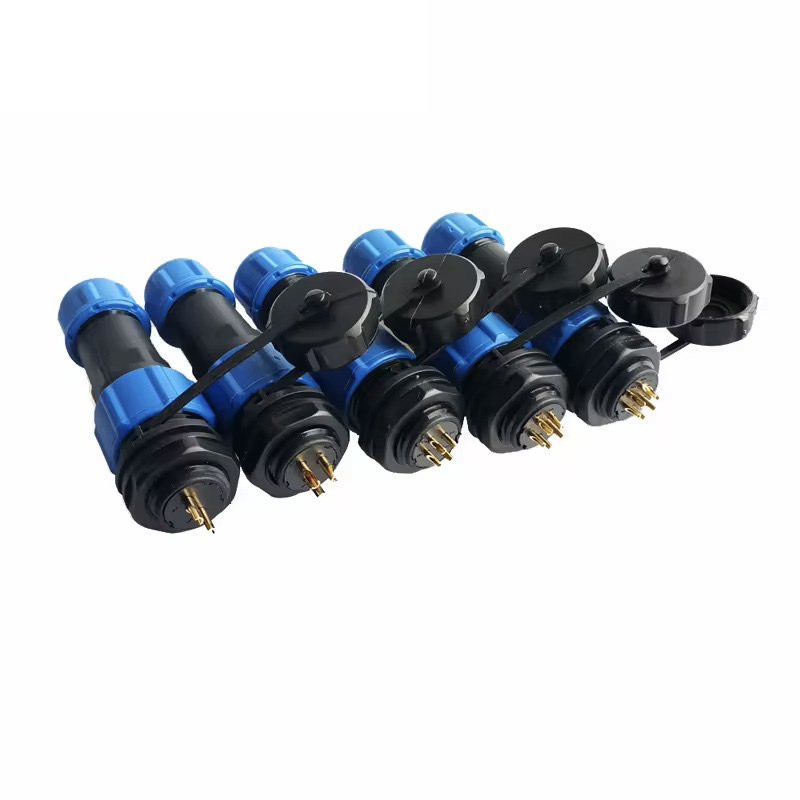 Industrial Plastic Electrical Plug Ip68 Waterproof Cable Connector