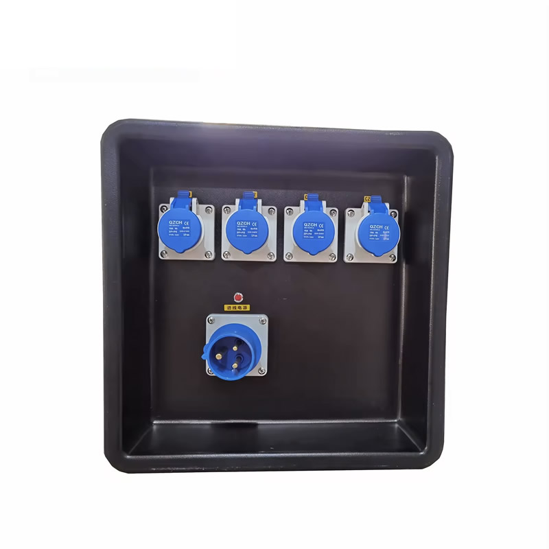 IP67 industrial plug and socket power distribution box