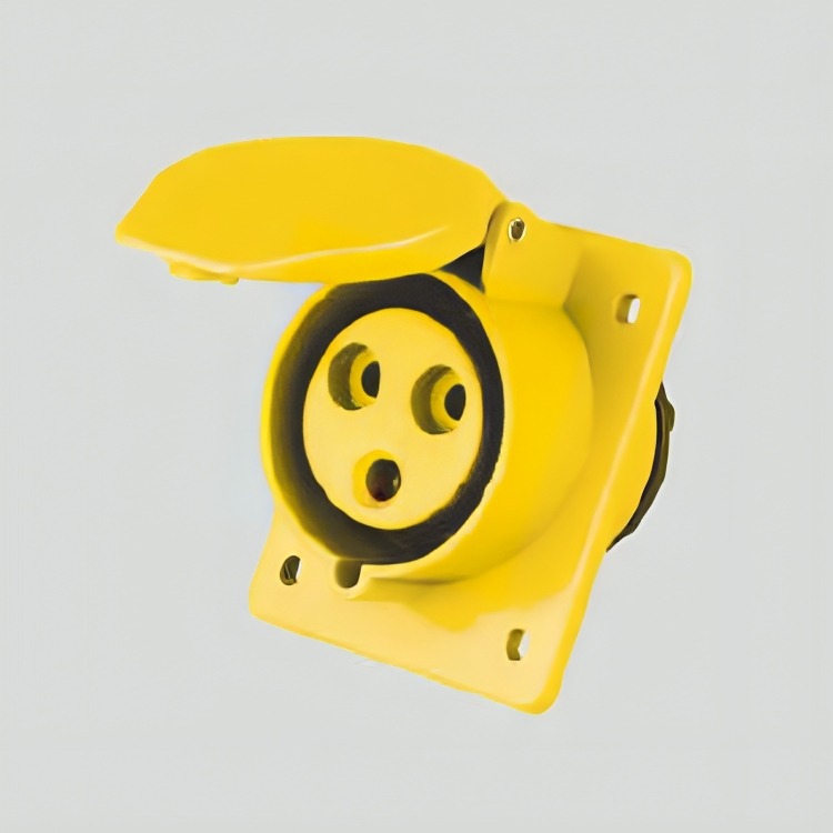 Industrial Hide Inclined Socket LK-413-4, LK-423-4