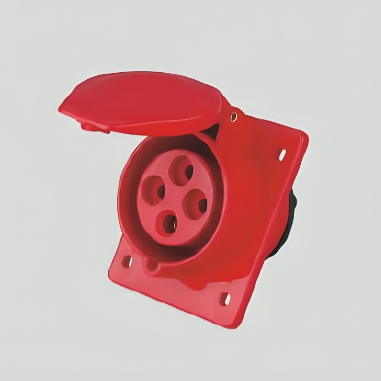 Industrial Hide Inclined Socket LK-414, LK-424